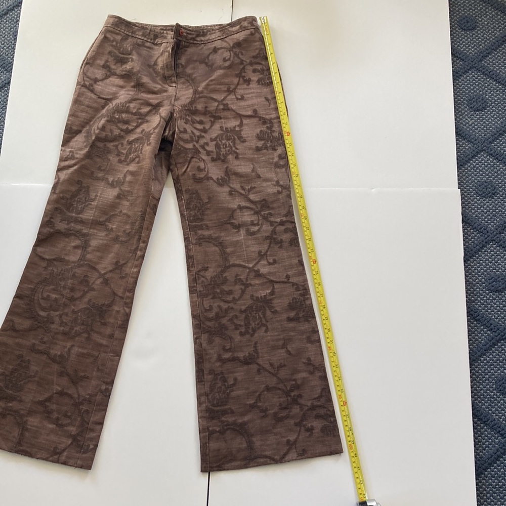 Vintage Yves Saint Laurent wide leg brown pants